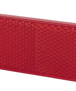 CATADIÓPTRICO RECTANGULAR ROJO 71 X 35 MM CON ADHESIVO