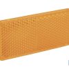 CATADIÓPTRICO RECTANGULAR ÁMBAR 71 X 35 MM CON ADHESIVO