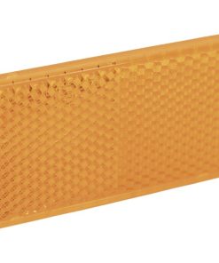CATADIÓPTRICO RECTANGULAR ÁMBAR 71 X 35 MM CON ADHESIVO