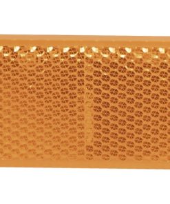 CATADIÓPTRICO RECTANGULAR ÁMBAR 71 X 35 MM CON ADHESIVO