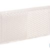 CATADIÓPTRICO RECTANGULAR BLANCO 71 X 35 MM CON ADHESIVO