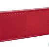 CATADIÓPTRICO RECTANGULAR ROJO 94 X 44 MM CON ADHESIVO