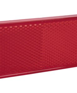 CATADIÓPTRICO RECTANGULAR ROJO 94 X 44 MM CON ADHESIVO