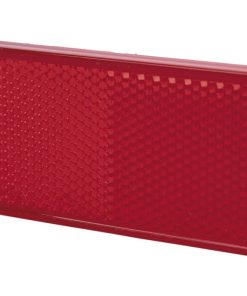 CATADIÓPTRICO RECTANGULAR ROJO 94 X 44 MM CON ADHESIVO
