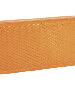 CATADIÓPTRICO RECTANGULAR ÁMBAR 94 X 44 MM CON ADHESIVO