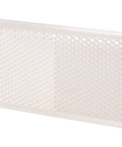 CATADIÓPTRICO RECTANGULAR BLANCO 94 X 44 MM CON ADHESIVO