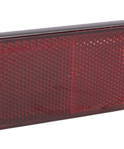 CATADIÓPTRICO RECTANGULAR ROJO 106 X 50 MM CON AGUJERO SIN TORNILLO