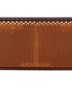 Alternative view of CATADIÓPTRICO RECTANGULAR ÁMBAR 106 X 50 MM CON AGUJERO SIN TORNILLO