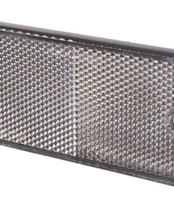 CATADIÓPTRICO RECTANGULAR BLANCO 106 X 50 MM CON AGUJERO SIN TORNILLO
