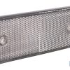 CATADIÓPTRICO RECTANGULAR BLANCO 106 X 50 MM CON AGUJERO SIN TORNILLO CON ADHESIVO