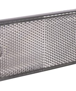 CATADIÓPTRICO RECTANGULAR BLANCO 106 X 50 MM CON AGUJERO SIN TORNILLO CON ADHESIVO