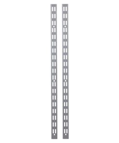 PACK 2 CREMALLERAS PARED PARA ESTANTERÍAS 2400X30X25 MM