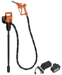 BOMBA ELÉCTRICA + PISTOLA BIDÓN 50/200L RECARGABLE 18.5V