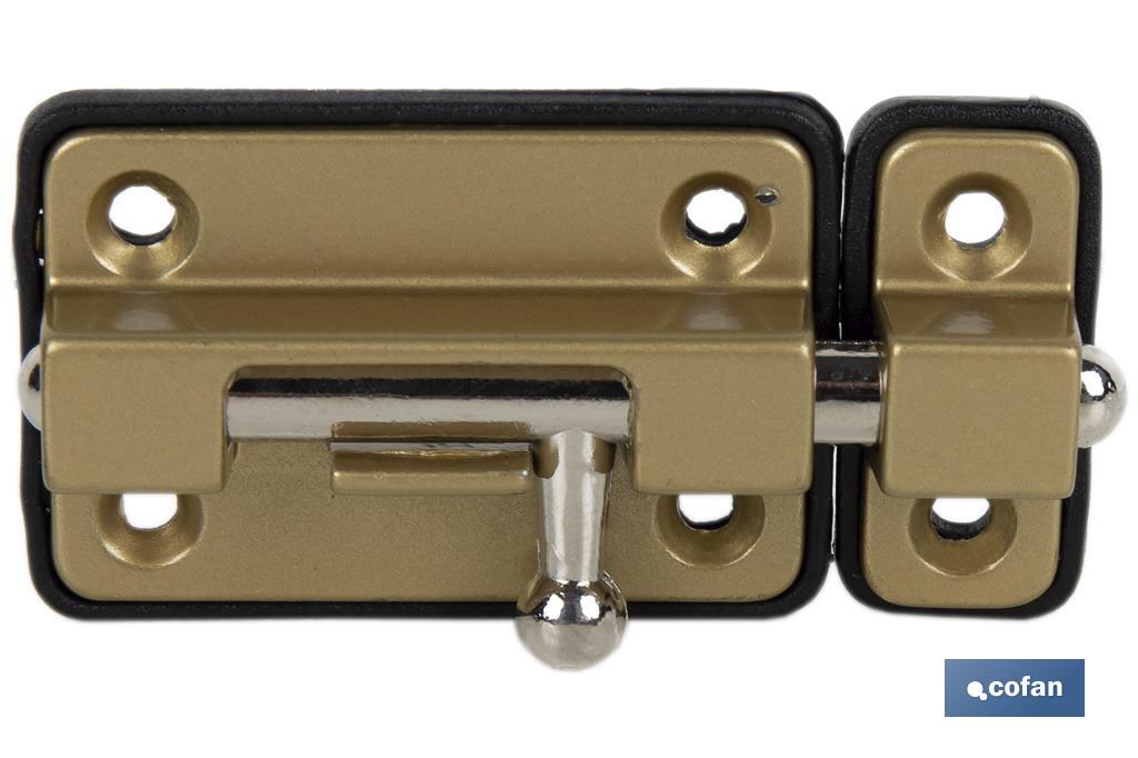 PASADOR BASE PLÁSTICO CROMO MATE 35 MM VENTA UNITARIA 2 PASADOR BASE PLÁSTICO CROMO MATE 35 MM VENTA UNITARIA - Imagen 2