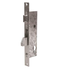 Cerradura Embutir Palanca D85E33 Níquel (L.Corta)