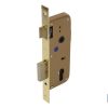 Cerradura Embutir+cerradero D85 E40- Latón (P/Madera)