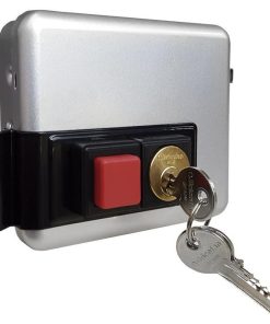 Cerradura eléctrica+cerradero C/ Pulsador- Derecha