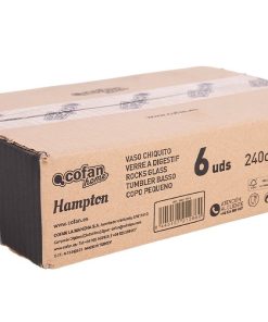PACK 6 UDS VASO LICOR 24 CL MODELO HAMPTON