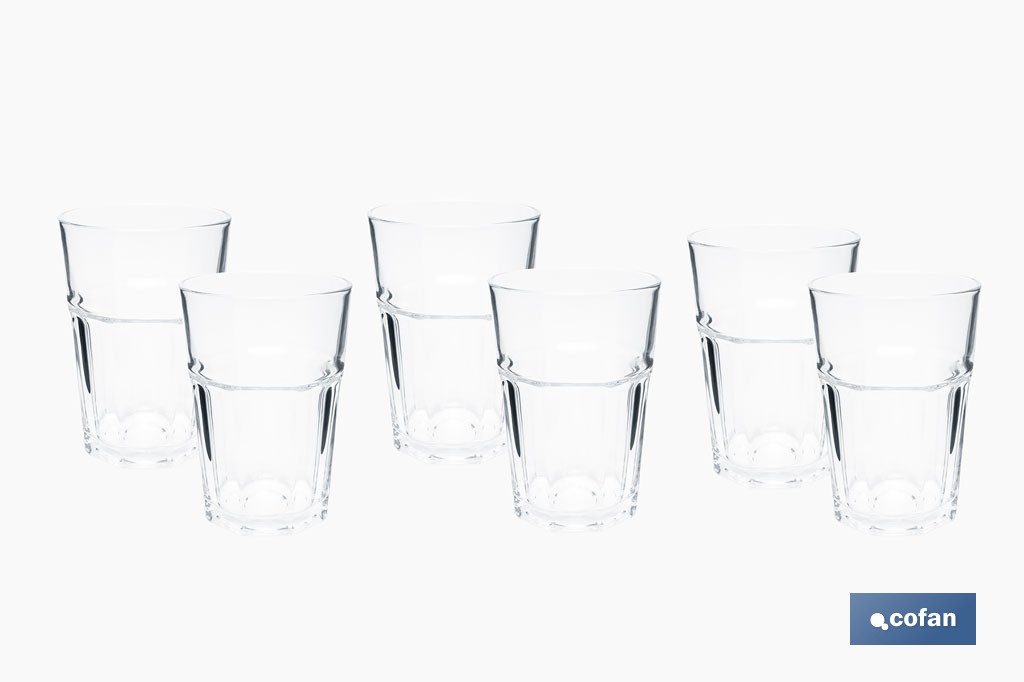 PACK 6 UDS VASO REFRESCO 36 CL MODELO LUBLIN 2 PACK 6 UDS VASO REFRESCO 36 CL MODELO LUBLIN - Imagen 2