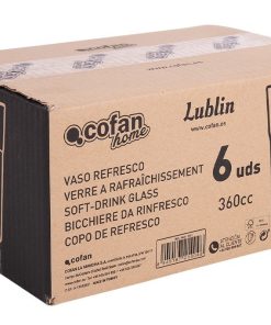 PACK 6 UDS VASO REFRESCO 36 CL MODELO LUBLIN 7 PACK 6 UDS VASO REFRESCO 36 CL MODELO LUBLIN