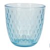 PACK 6 VASOS DE AGUA VIDRIO 29 CL COLOR AZUL MODELO ÓPALO