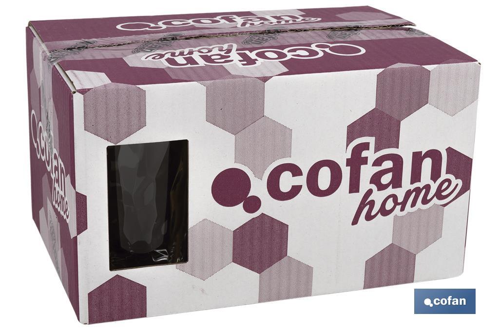 PACK 6 VASOS ALTO VIDRIO 47 CL MODELO JADE 3 PACK 6 VASOS ALTO VIDRIO 47 CL MODELO JADE - Imagen 3
