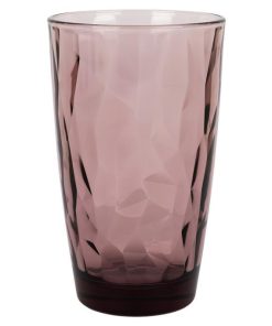 PACK 6 VASOS ALTO VIDRIO 47 CL COLOR PURPURA MODELO JADE