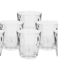 Alternative view of PACK 6 VASOS DE AGUA VIDRIO 30.5 CL MODELO JADE