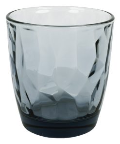 PACK 6 VASOS DE AGUA VIDRIO 30,5 CL COLOR AZUL MODELO JADE