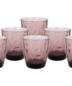 Alternative view of PACK 6 VASOS DE AGUA VIDRIO 30,5 CL COLOR PURPURA MODELO JADE