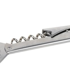 SACACORCHOS DE ACERO INOXIDABLE CON ABRIDOR 14 CM