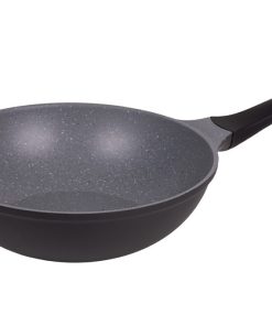 SARTÉN WOK DE INDUCCIÓN DE ALUMINIO FORJADO Ø30 CM ANZIO