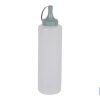 BOTELLA ACEITERA MODELO ALBAHACA 500 ML VERDE AGUA  6x23cm venta unitaria