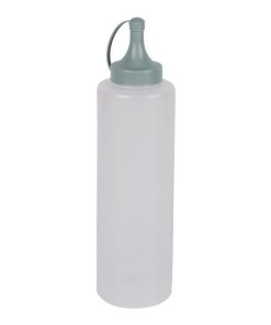 BOTELLA ACEITERA MODELO ALBAHACA 500 ML VERDE AGUA  6x23cm