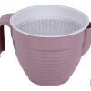 GRASERA COLADOR 500ml MODELO ALBAHACA ROSA PALO 16.5X12X10cm venta unitaria
