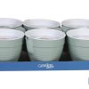 GRASERA COLADOR 500ml MODELO ALBAHACA VERDE AGUA 16.5X12X10cm