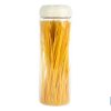 BOTE DE VIDRIO BOROSILICATO CON TAPA BEIGE GAMA LAUREL 1700 ML