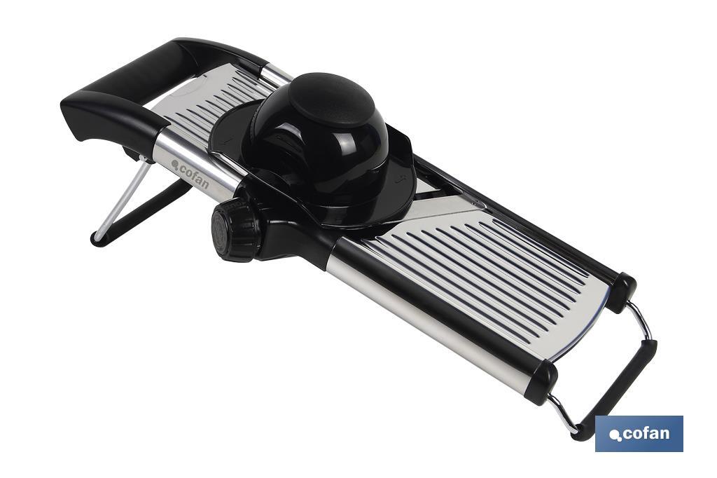 MANDOLINA DE ACERO INOX. 41,8X16,5X6,5 CM 1 MANDOLINA DE ACERO INOX. 41,8X16,5X6,5 CM