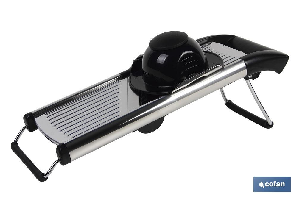 MANDOLINA DE ACERO INOX. 41,8X16,5X6,5 CM 2 MANDOLINA DE ACERO INOX. 41,8X16,5X6,5 CM - Imagen 2