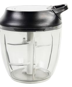 PICADORA MANUAL, TAPA Y ACCESORIO BATIDOR 900 ML