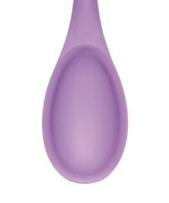 Alternative view of CUCHARA DE COCINA DE SILICONA MORADA MODELO VERGINI 27 X 5,7 CM