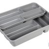 CUBERTERO GRIS 40X30X7 cm DOS ALTURAS 9 CUBERTERO GRIS 40X30X7 cm DOS ALTURAS