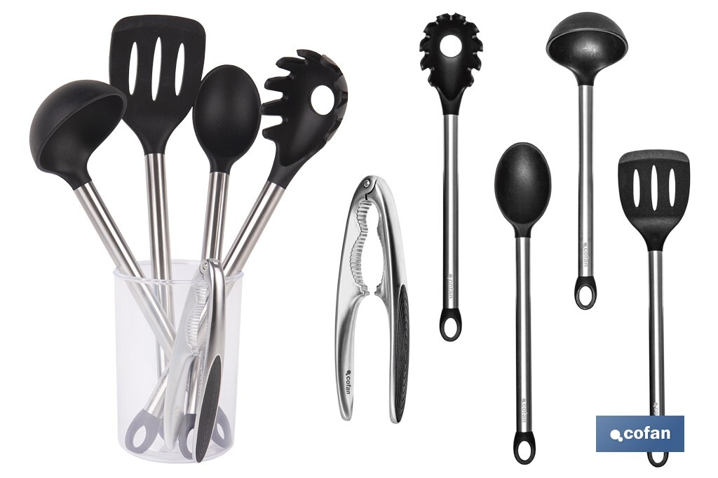 SET DE 6 UTENSILIOS DE COCINA GAMA NEIGE 1 SET DE 6 UTENSILIOS DE COCINA GAMA NEIGE