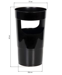 Alternative view of PARAGÜERO  NEGRO  POLIPROPILENO 27 X 20.6 X 45 CM venta unitaria