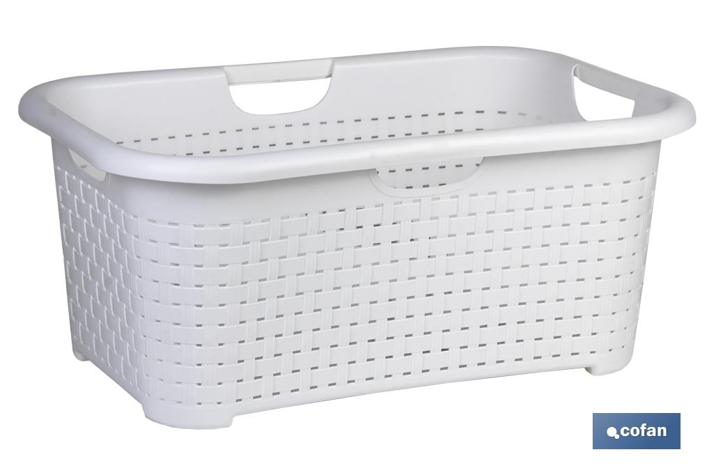 CESTA MULTIUSOS CREMA 59 X 38 X 26 CM venta unitaria 1 CESTA MULTIUSOS CREMA 59 X 38 X 26 CM venta unitaria