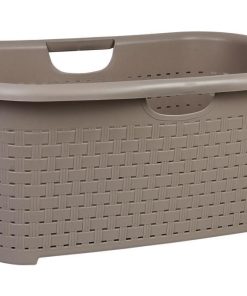 CESTA MULTIUSOS CREMA 59 X 38 X 26 CM