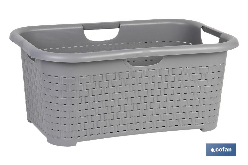 CESTA MULTIUSOS CREMA 59 X 38 X 26 CM venta unitaria 3 CESTA MULTIUSOS CREMA 59 X 38 X 26 CM venta unitaria - Imagen 3