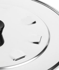 Alternative view of TAPA C/DESVAPO  ACERO INOX 24 cm venta unitaria