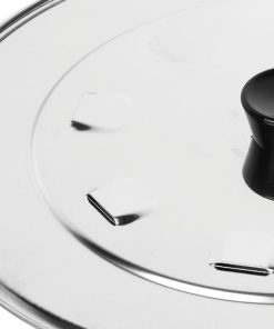 TAPA C/DESVAPO ACERO INOX 32 cm