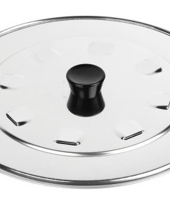 TAPA C/DESVAPO ACERO INOX 24 cm venta unitaria